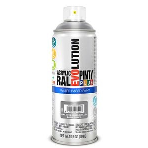 Vopsea spray acrilica pe baza de apa, gri bazalt RAL 7012, 400 ml • Pintyplus Evolution