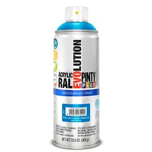 Spray vopsea acrilica pe baza de apa PINTYPLUS Evolution, albastru cer, RAL 5015, 400 ml
