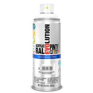 Vopsea spray acrilica pe baza de apa, trafic deschis RAL 1015, 400 ml • Pintyplus Evolution