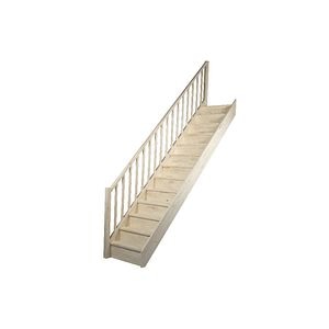 Scara interioara dreapta, contratrepte, 13 trepte  Rapallo