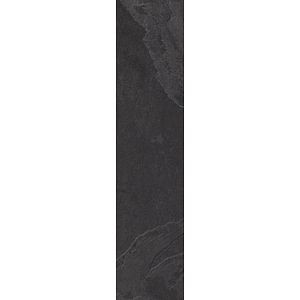 Gresie interior/exterior Noir, negru, 90 x 20 cm, mata, 0.72 mp/cutie