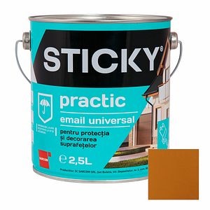 Vopsea Alchidica, Ocru, 2.5L   Sticky Practic