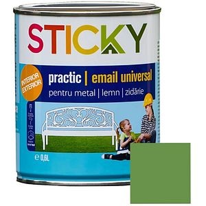 Vopsea Alchidica Sticky 11211, 0.6 l, verde