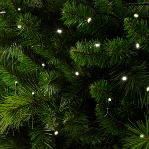 Instalatie Craciun interior, 50 LED-uri, negru, lumina alb rece