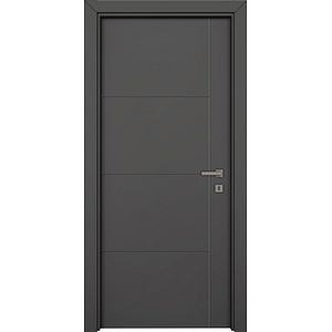 Usa de interior  antracit, stanga, mdf, 202.3 x 66.6 cm, toc inclus • Yildiz
