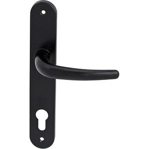 Maner usa cu sild, cilindru, aluminiu, negru