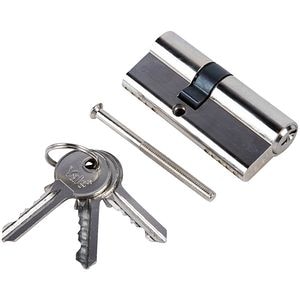 Cilindru usa Yale,  30 x 40 mm, zamac nichelat, 3 chei
