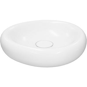 Lavoar pe blat GOODHOME Kentia, ceramica, 40.9 x 39.6 x 8.9 cm, alb mat