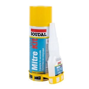 Adeziv universal, transparent, 50 + 200 g  Soudal