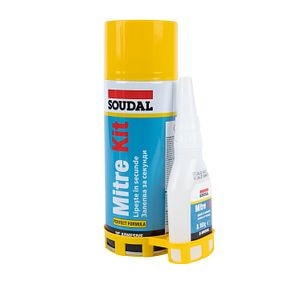 Adeziv universal, transparent, 100 + 400 g  Soudal