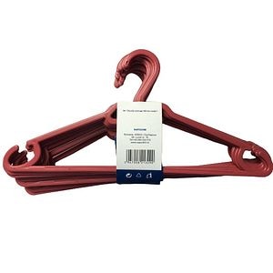 Set umerase Napochim N1, 12 buc, plastic, rosu