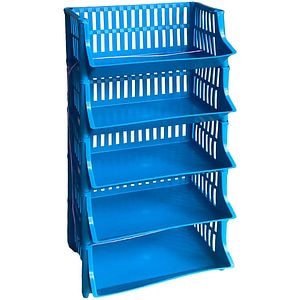 Raft plastic, diverse culori, modular, 40 x 29 x 19 cm  Napochim