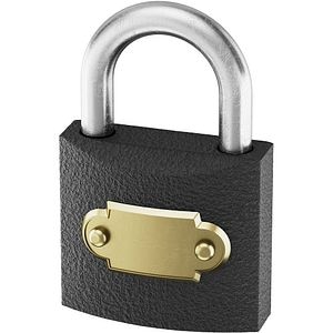 Lacat OPP1, fier, 30mm, negru