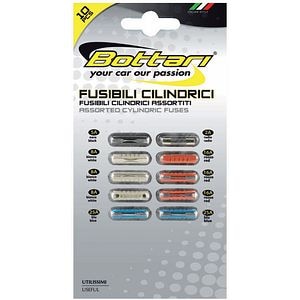 Set sigurante auto BOTTARI, cilindrice, 10buc