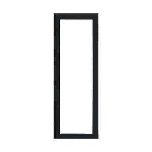 Usa termopan PVC exterior, batanta, cu geam, 6 C, gri, dreapta, simpla deschidere, 205 x 76 cm  Aplast