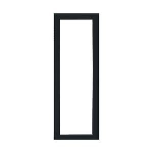Usa termopan PVC exterior, batanta, cu geam, 6 C, gri, stanga, simpla deschidere, 205 x 76 cm  Aplast