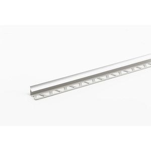 Profil interior faianta, argintiu, 10 mm  Ideal