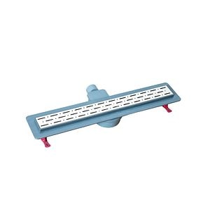 Rigola de dus, cu gratar de aluminiu, 60 cm