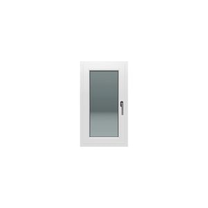 Fereastra termopan PVC, alb, dubla deschidere, stanga, 5 camere, 56 X 100 cm