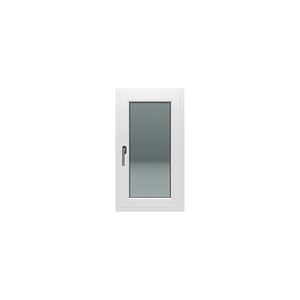 Fereastra termopan PVC, alb, dubla deschidere, dreapta, 5 camere, 56 x 100 cm