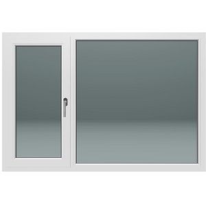 Fereastra termopan FENSTERWELT, PVC, 5 camere, 170 x 116 cm, deschidere oscilobatanta stanga, alb