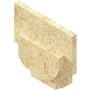 Placa capat pentru rigola VODALAND, beton, 140x106x24 mm, alb