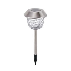 Lampa solara LED, otel inoxidabil, crom, 0.06 W • Struhm