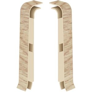 Set terminatii parchet VILO Esquero, PVC, 6.7 cm, 2 bucati, platan mexican