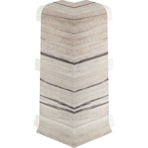 Colt exterior plinta VILO Esquero, PVC, 6.7 cm, 2 bucati, stejar carpatin