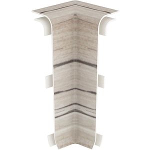 Colt exterior plinta VILO Esquero, PVC, 6.7 cm, 2 bucati, stejar carpatin