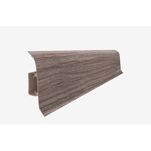 Plinta flex 553 parchet, PVC, Stejar Argintiu, 2500 x 55 x 22 mm • Vilo