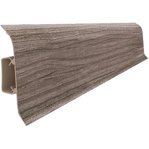 Plinta parchet VILO Flex 553, PVC, 250 x 5.5 x 2.2 cm, stejar argintiu