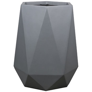 GHIVECI GEOMETRIC 38 CM GRI