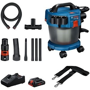 Aspirator umed/uscat BOSCH GAS 18V-10, 10l, 18V, albastru