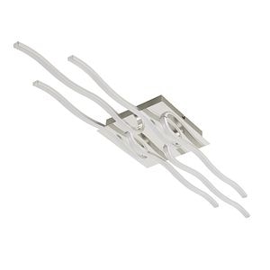 Plafoniera LED, 1 x 28.5 W, crom, metal si plastic • GoodHome 