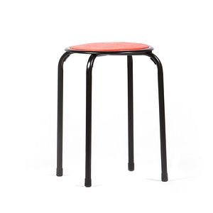 Taburet fix Alicante, rosu, 30 x 45 cm • Unic Spot Ro