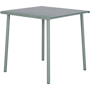 Masa terasa GOODHOME Lithari, otel, 76.6 x 76 x 75 cm, verde