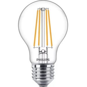 Bec filament PHILIPS Clear A60, E27, 8.5W, 1055lm, lumina calda