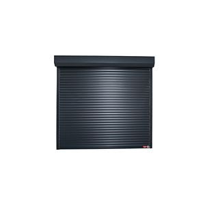 Usa garaj tip rulou, aluminiu, gri, 230 x 300 cm