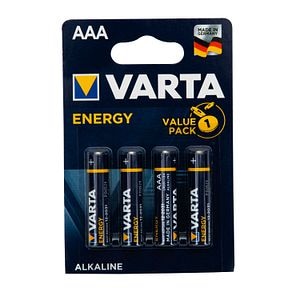 Baterie alcalina AAA R3, 4 bucati  Varta