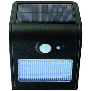 Lampa solara LED cu senzor HOROZ Sirius, 1W, 4000K, 1.2V, IP44, plastic, negru
