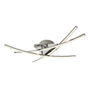 Plafoniera Led Alani Cromata 21W