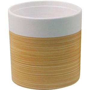 Ghiveci flori GOODHOME, ceramica, D 30 cm, alb