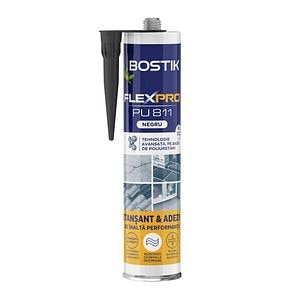 Etansant Pentru Reparatii, adeziv, Negru, Aplicare Pistol, 300 Ml  Bostik Flexpro