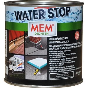 Solutie etansanta hidroizolatii Mem Waterstop MSP, Gri, Aplicare Manuala, 1 Kg