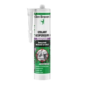 Etansant pe baza de cauciuc, Transparent, Aplicare Pistol, 300 Ml  Den Braven Diy 