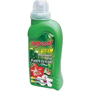 Ingrasamant gel mineral pentru plante cu flori Agrecol, 0.5 L