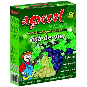 Ingrasamant granulat Agrecol pentru vita de vie si coacaz, 1.2 kg