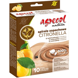 Spirale parfumate Agrecol Citronella, 10 buc