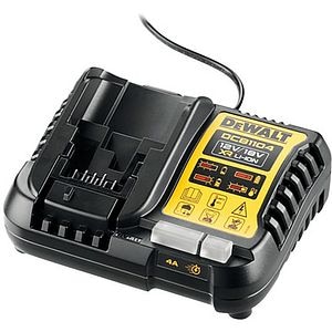 Statie incarcare compacta DeWALT XR DCB1104-QW, 14.5 x 11.5 x 7.0 cm, Li-Ion, 12-18V, 4A,  negru/galben